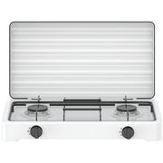 FORNELLO GAS FLAME 2 DOMUS  ACCIAIO VERNICIATO BRUCIATORE 2 KW 4,4