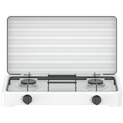 FORNELLO GAS FLAME 2 DOMUS  ACCIAIO VERNICIATO BRUCIATORE 2 KW 4,4