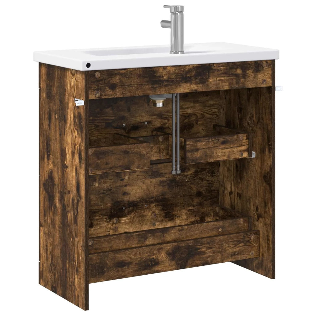 Set di mobili per il bagno Rovere Fumo 81 x 40 x 84,5 cm 3404378
