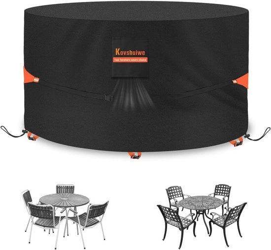 Telaio per tavolo da giardino rotondo - 128 x 70 cm - Copertura 420D Oxford