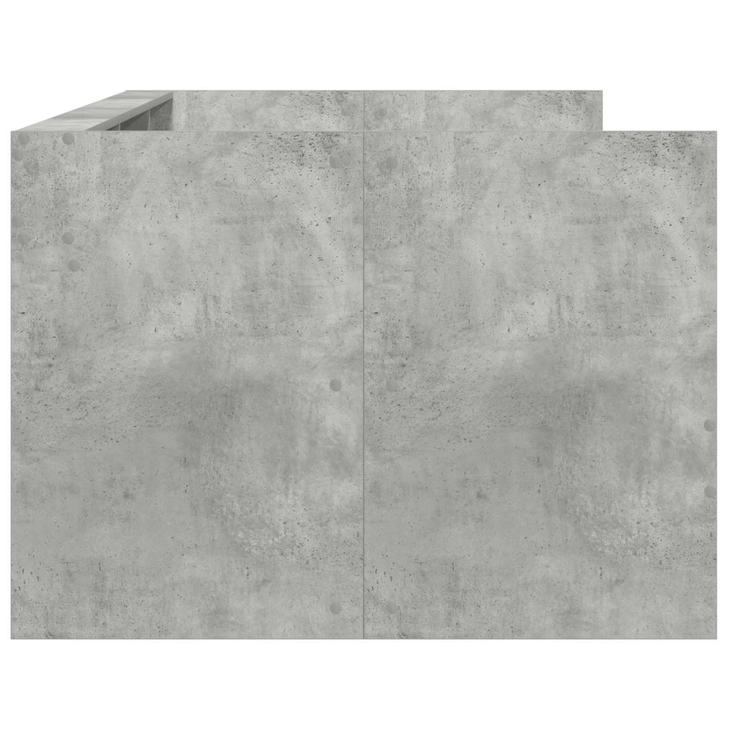 Letto singolo | Letto per adulti | Letto Giorno con cassetto Grigio 90 x 200 cm Legno multistrato