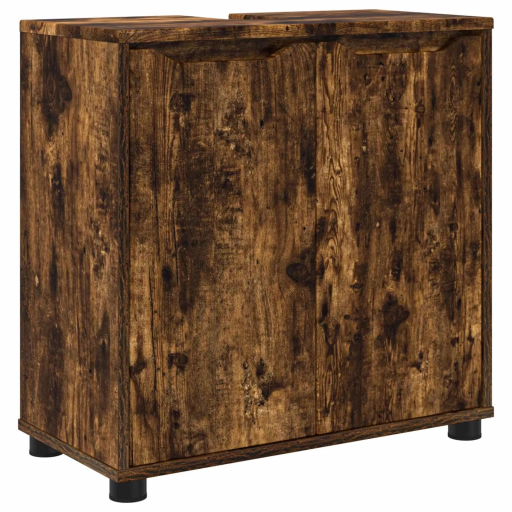 Mobile per lavabo da bagno Rovere fumé 60 x 30 x 60 cm 888752