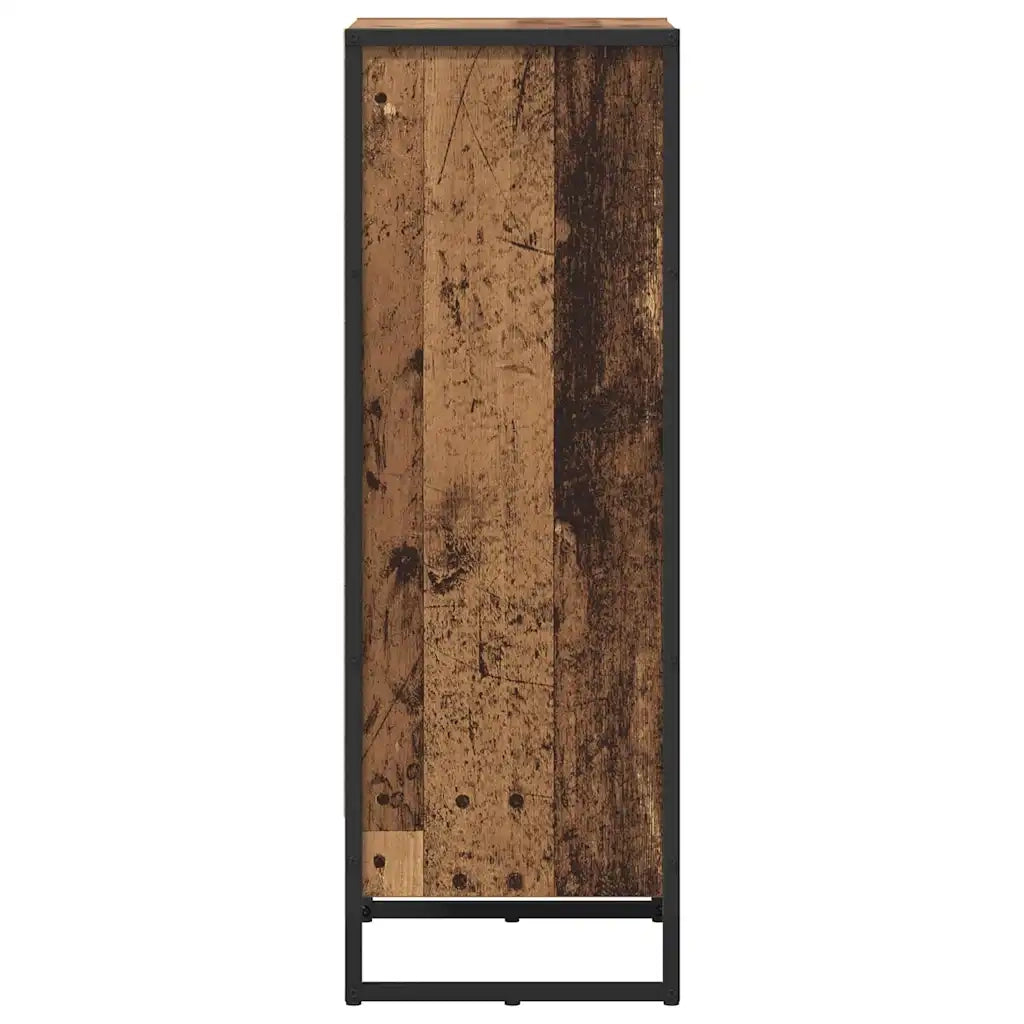 Armadio per Libri Legno vecchio 40 x 30 x 86,5 cm