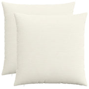Federa 2 pcs HEERLEN Crema 55 x 55 cm corduroy 912289