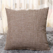 Panno di protezione per cuscino in lino - 2-pack - 40x40cm cuscino quadrato - Panno per cuscini all'aperto - Decorazione per la casa - Con cerniera invisibile - Adatto per divano letto, ufficio - Khaki