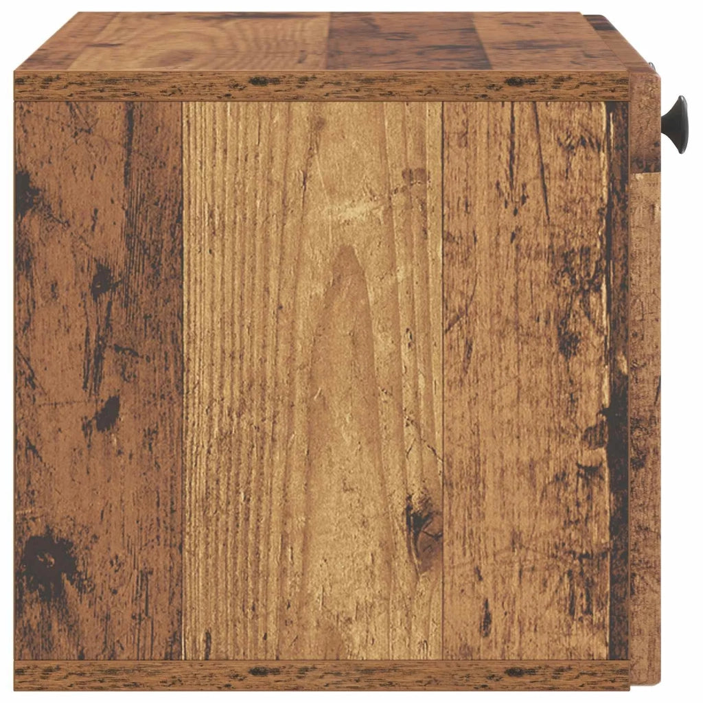 Mobile Porta TV da Muro Legno antico 59,5 x 31 x 30 cm