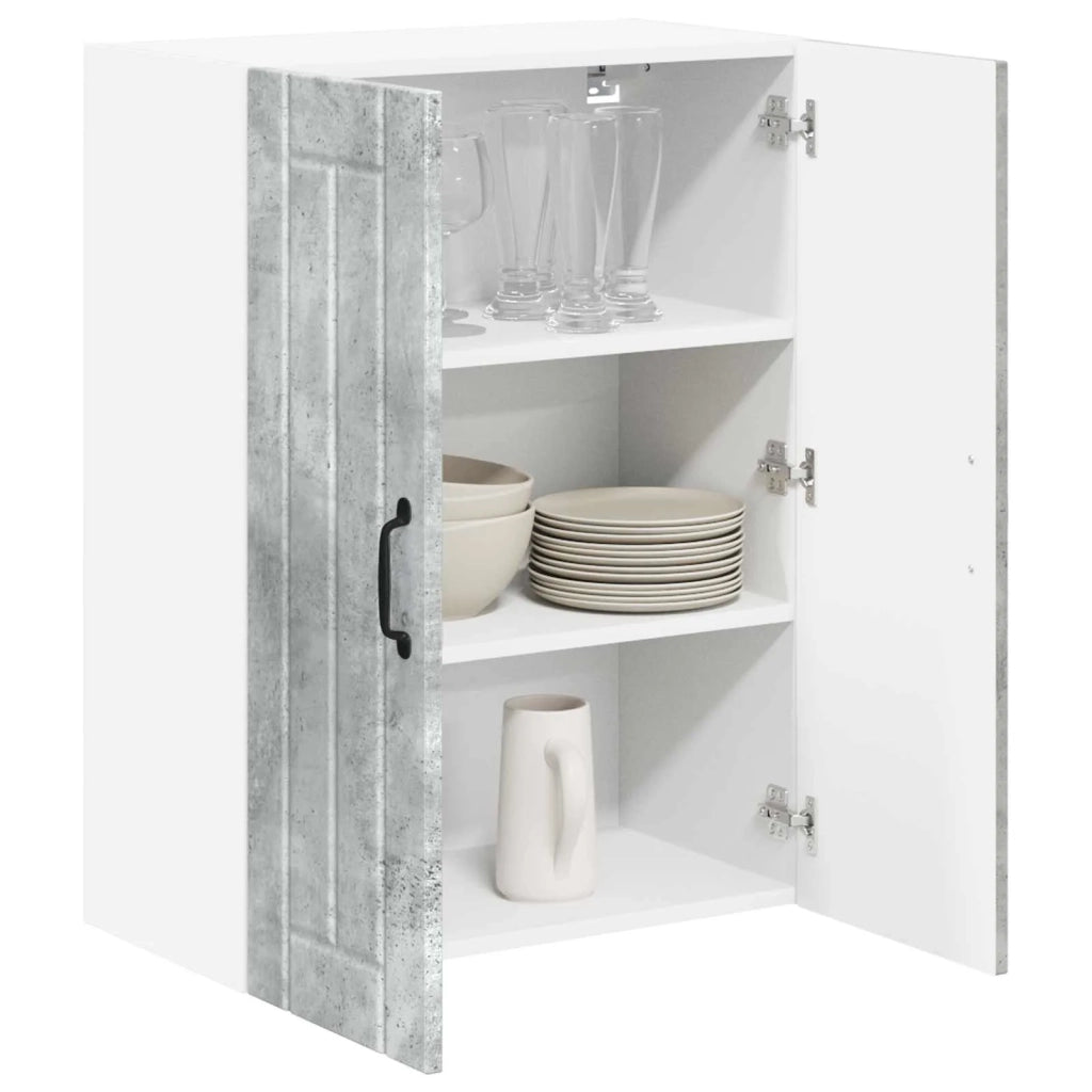 Mobile da cucina-Armadio da cucina Grigio cemento 60 x 31 x 80 cm 673257