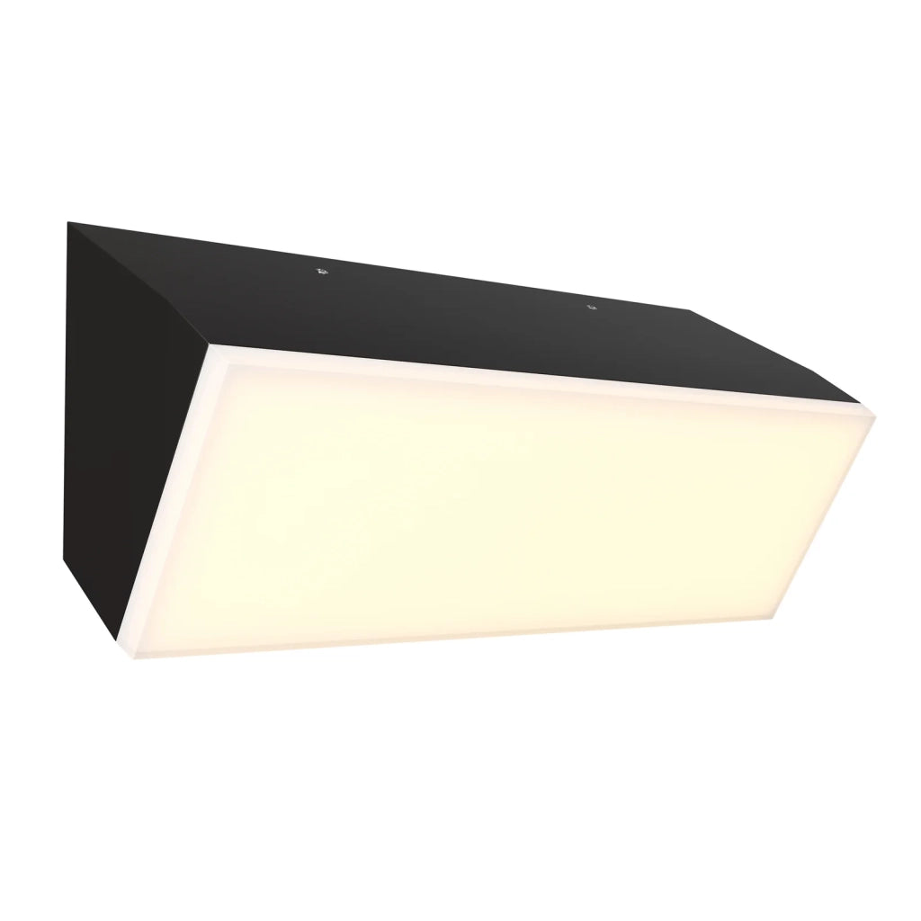 Maytoni Applique moderna Brick 1 luce LED integrato IP54 grafite alluminio