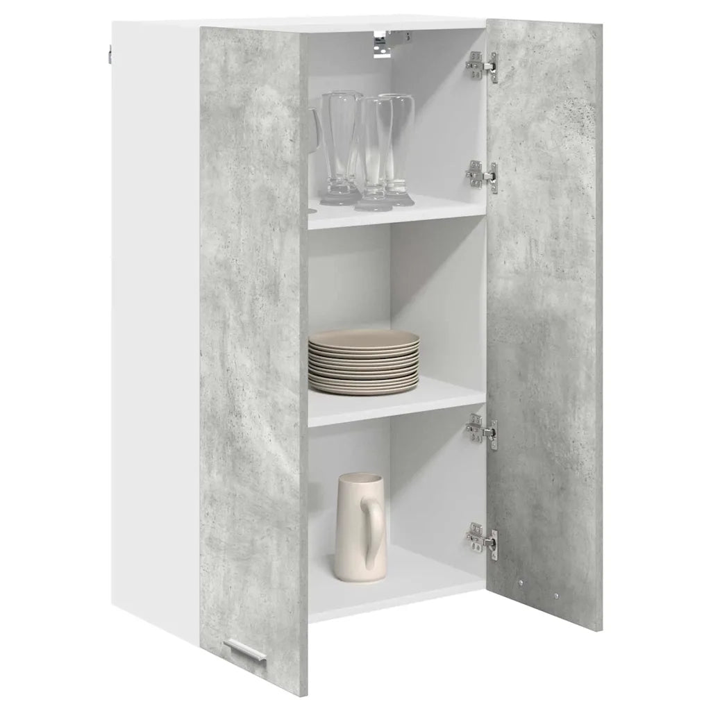 Armadio pensile con porta Grigio cemento 60 x 31 x 100 cm 884357