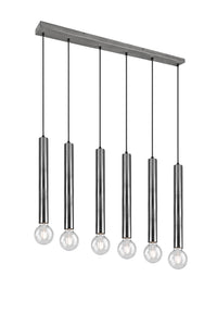 Lampada a Sospensione da Interno  E27 in Metallo Nickel Opaco