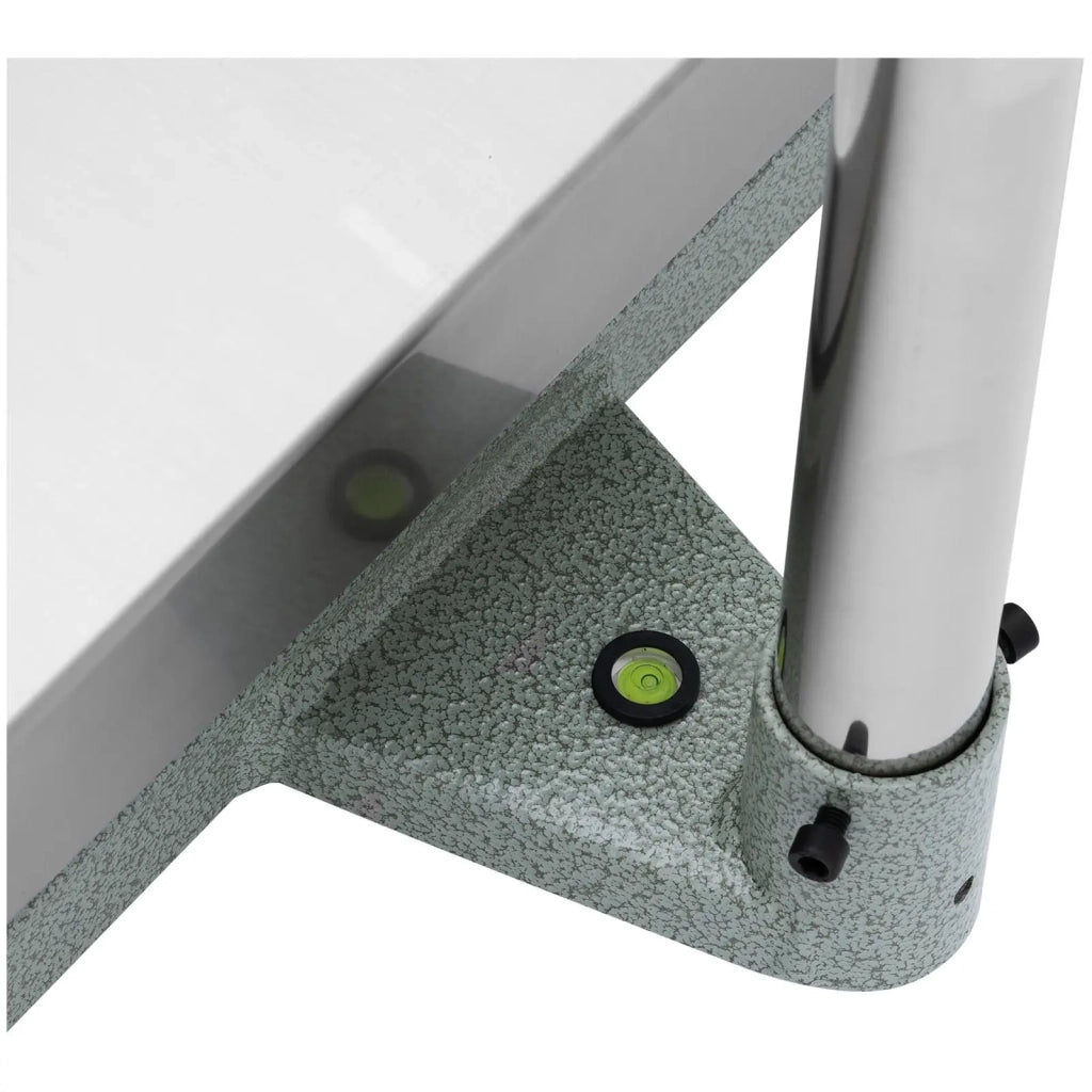 Bilancia a piattaforma professionale industriale peso pacchi 600 kg / 0,1 kg 50 x 60 cm con ruote kg/lb acciaio inox 14_0008372