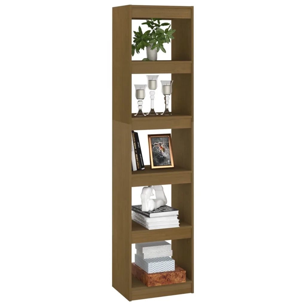 Libreria/Divisorio Marrone Miele 40x30x167,5cm Massello di Pino cod mxl 18539