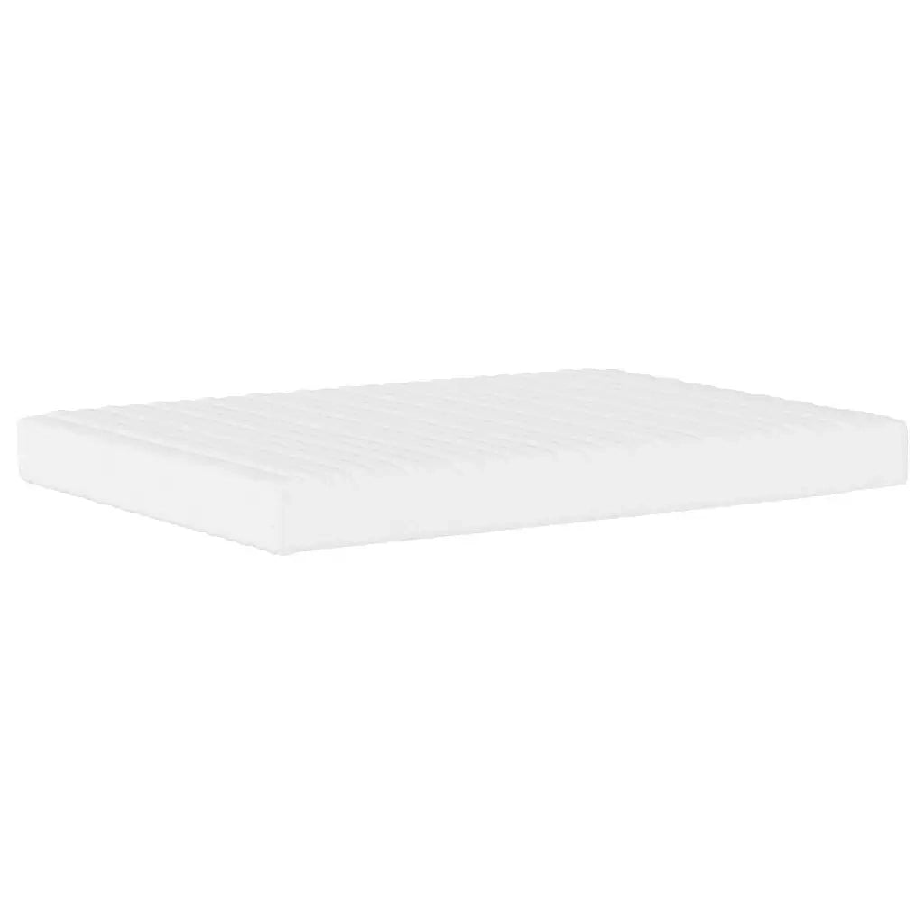 Letto Viana con Materasso Nero e Bianco 140x190 cm in Similpelle