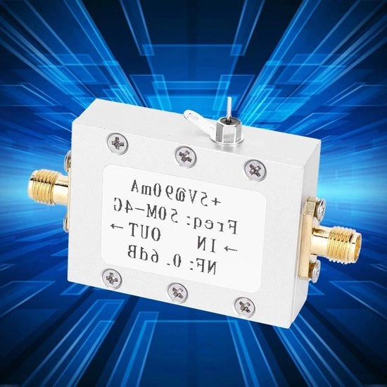 Verificatore di Segnale 22 DB Alta Gittata LNA - 1pz - 50M-4GHz Portata di Frequenza - RF FM HF VHF/UHF - Radioamatorismo - 110 dBm.