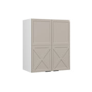 Pensile da cucina Fame-Line GrigioBeige/Bianco 60 cm Vicco