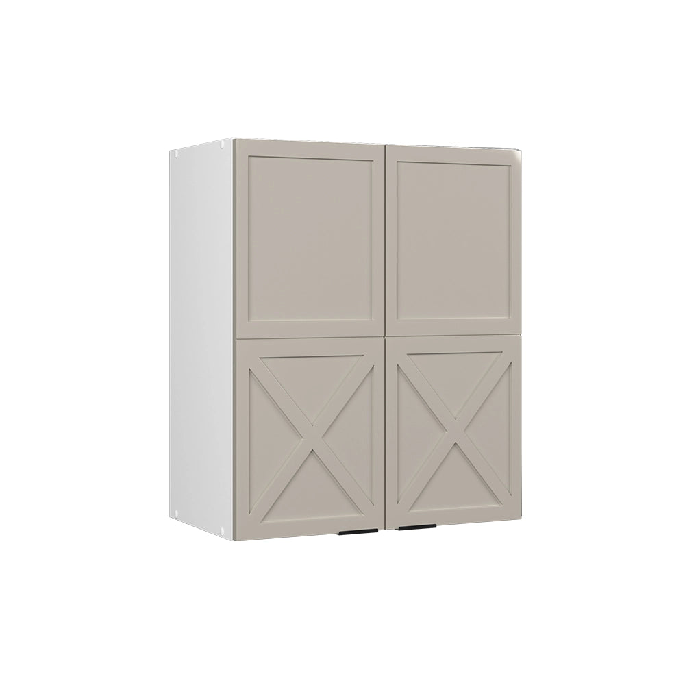 Pensile da cucina Fame-Line GrigioBeige/Bianco 60 cm Vicco