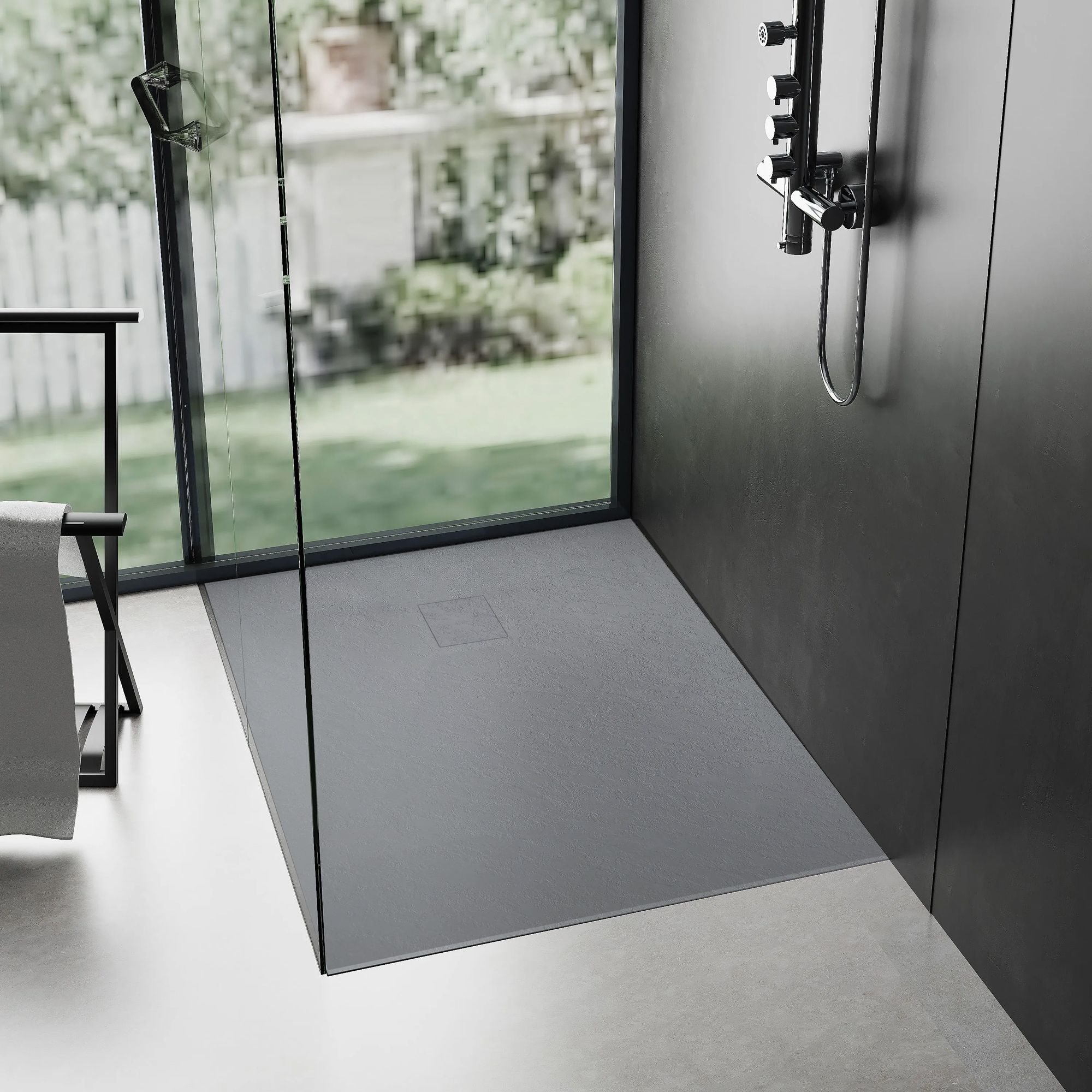 Piatto Doccia Magnum Grey 100x80