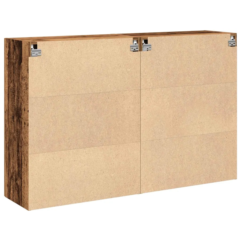 Armadi da Parete 2 pz Legno vecchio 69,5 x 34 x 90 cm CFW1624231