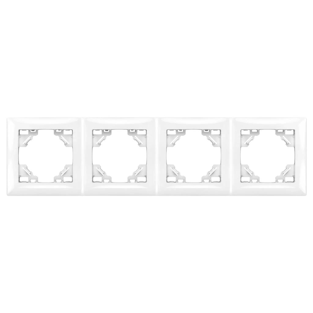 Placca Quadrupla Per Prese Oste Jnh016-4f White