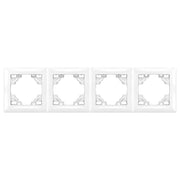 Placca Quadrupla Per Prese Oste Jnh016-4f White