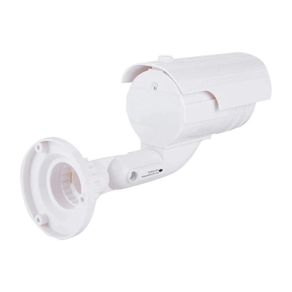Trade Shop - Telecamera Finta Dummy Con Led Ir Lampeggiante Camera Videosorveglianza Staffa -