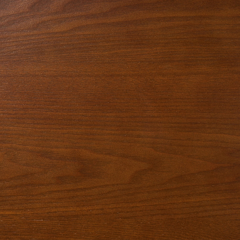 Tavolo da pranzo in legno di frassino scuro piano in MDF gambe in legno di gomma 180 x 100 cm Stile rustico moderno