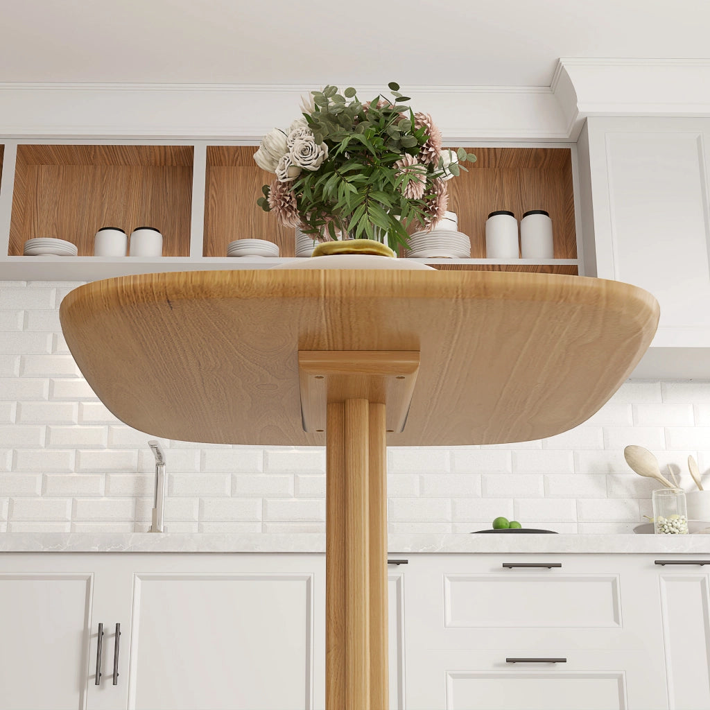Tavolo da pranzo quadrato ¨C Xylo ¨C legno naturale 70x70 cm per 4 persone