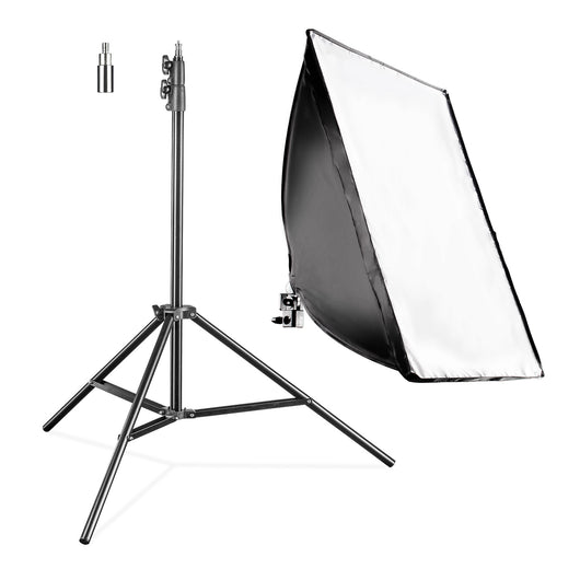 Set Softbox rettangolare 40 x 60 cm con LED 35 W Treppiede per luci FT-8051 fino a 260 cm, luce diurna 5000 K per studio foto set fotografico