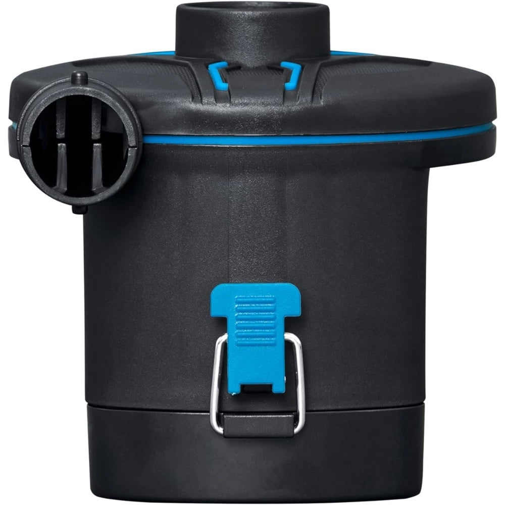 Trade Shop - Pompa Di Gonfiaggio Elettrica Powertouch A Batterie Con 3 Adattatori 12x11x10cm 62254 -