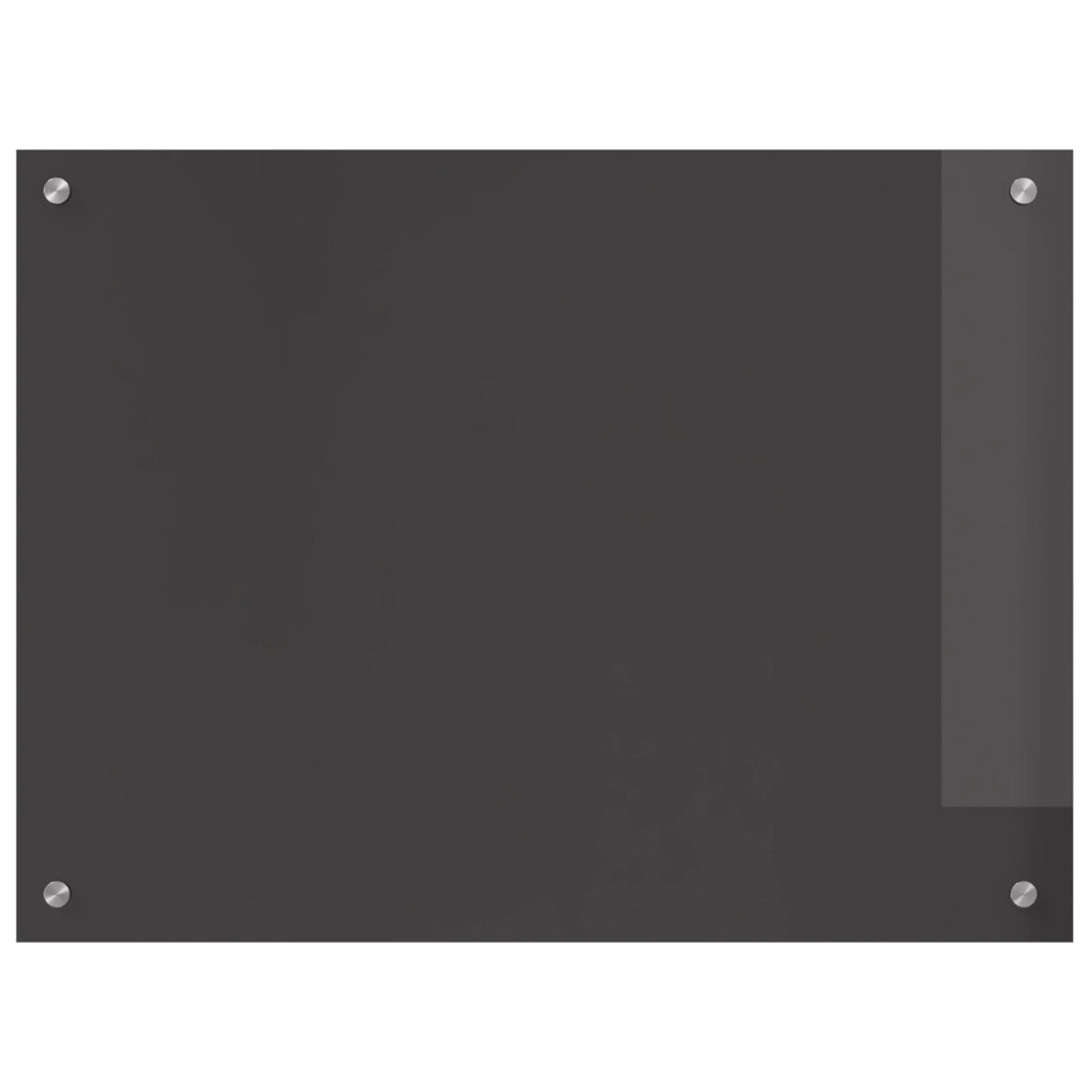 Schienale Cucina in Grigio Scuro - 80x60x0.6 cm Vetro Temperato