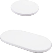 Set di lenzuola per lettino ovoidale - 7-in-1 lettino da camera da letto - Bianco