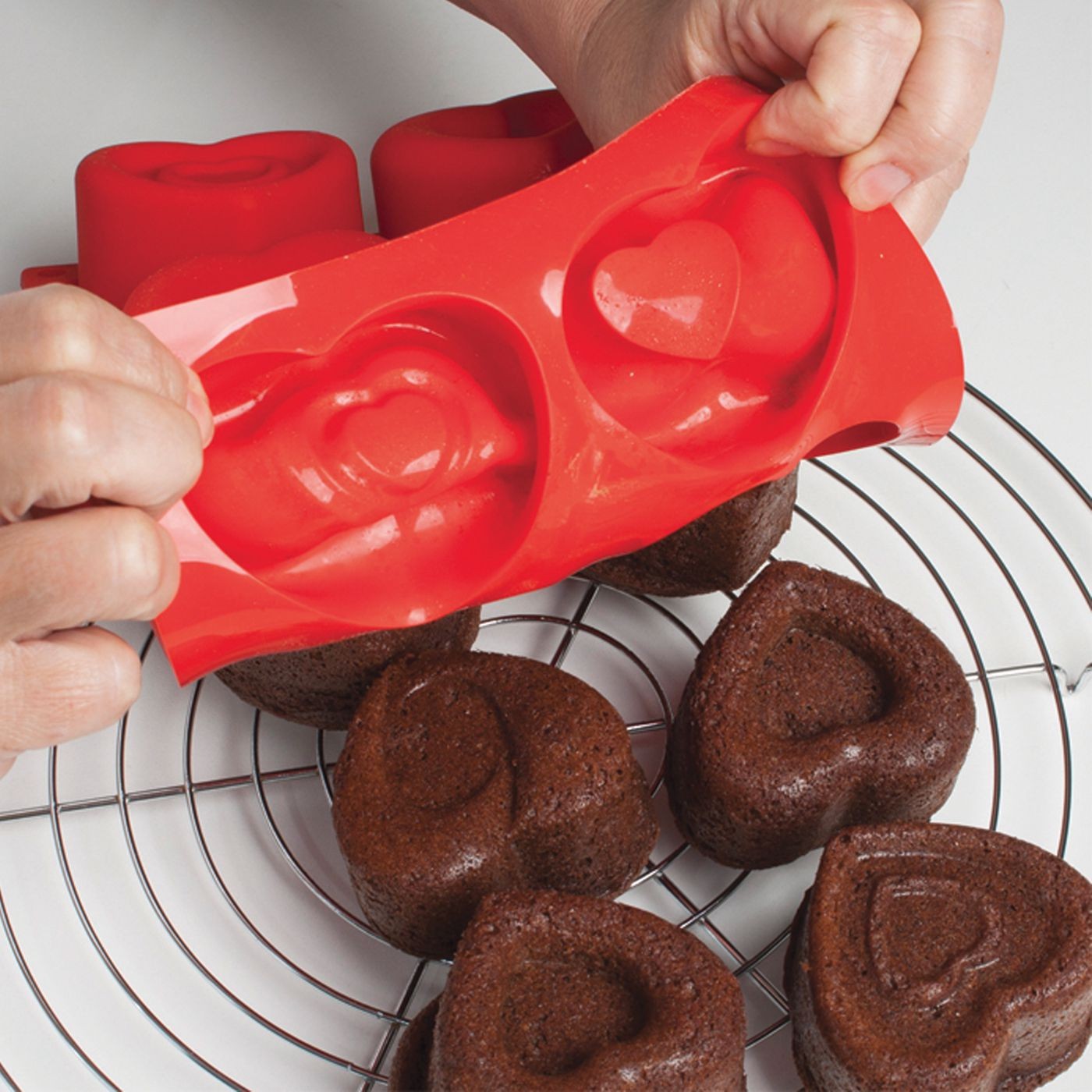 Stampo multiporzione per muffin a cuoricini