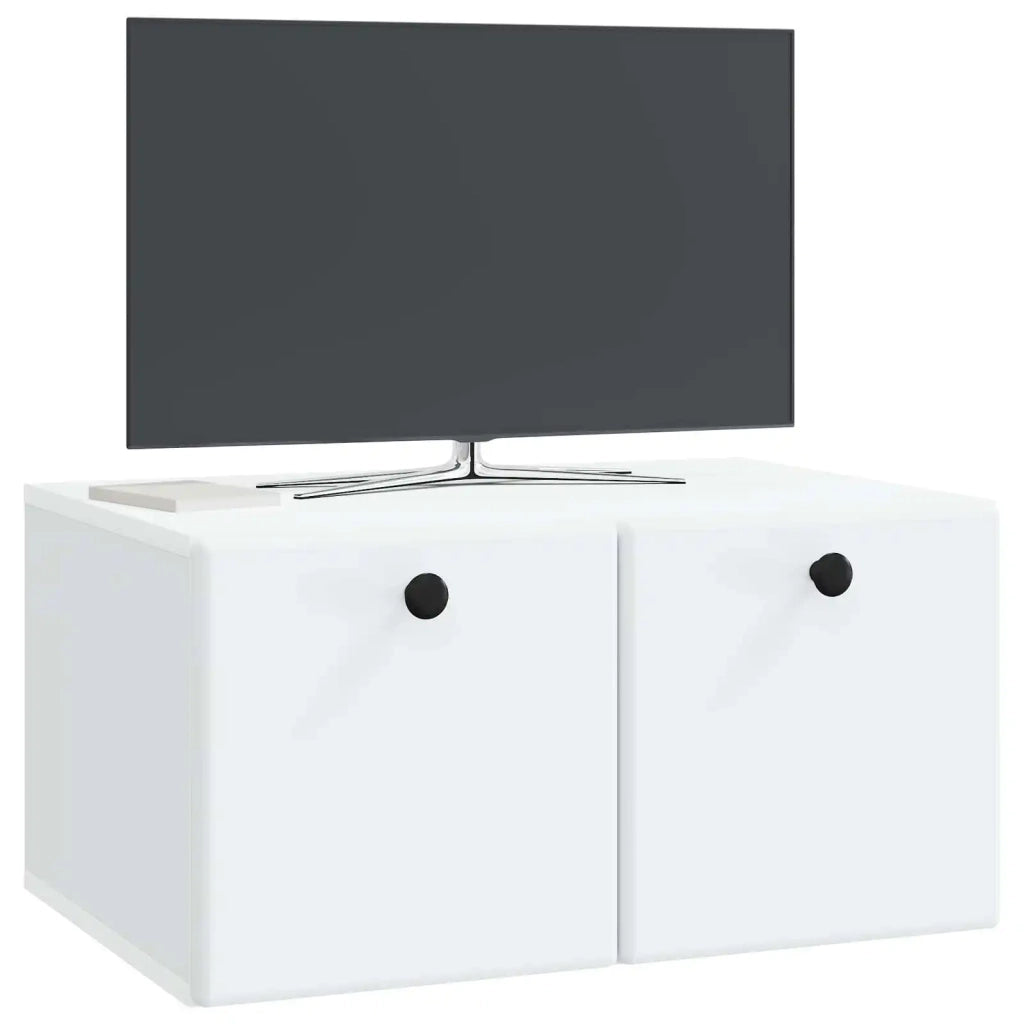 Mobile Porta TV da Muro 59,5 x 41 x 30 cm Bianco 899185