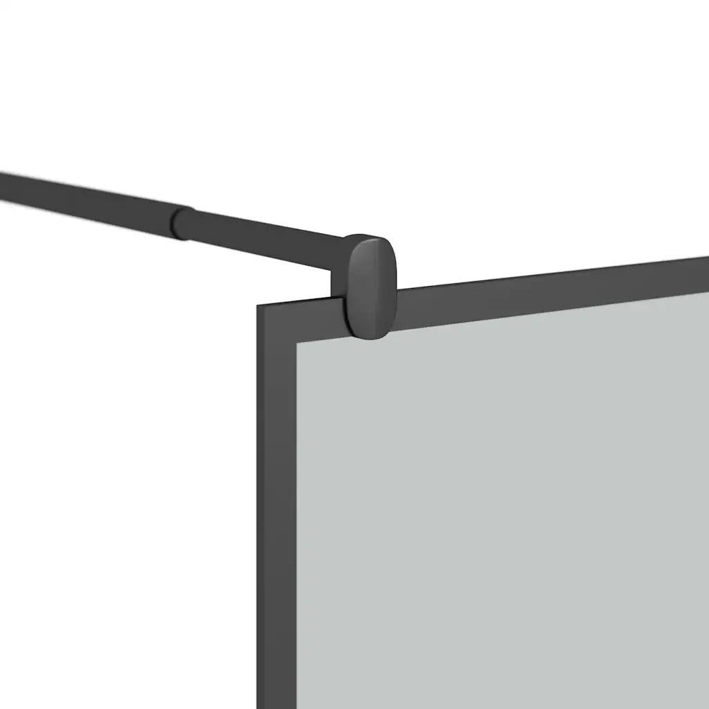 Parete Doccia Walk in 100x195 cm in Vetro Scuro ESG Nero CFW7271903