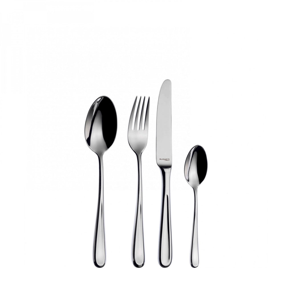 FUTURA, Posate Set 24 Pz, Scatola Wengè, Casa Bugatti