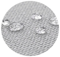 AIO FACTORY Set di cuscini da giardino 120x60x50 cm impermeabile grigio chiaro