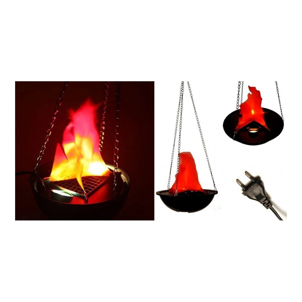 Trade Shop - Lampada Luce Effetto Fuoco Fiamma Finta Schenografia Lampade A Sospensione Grand -