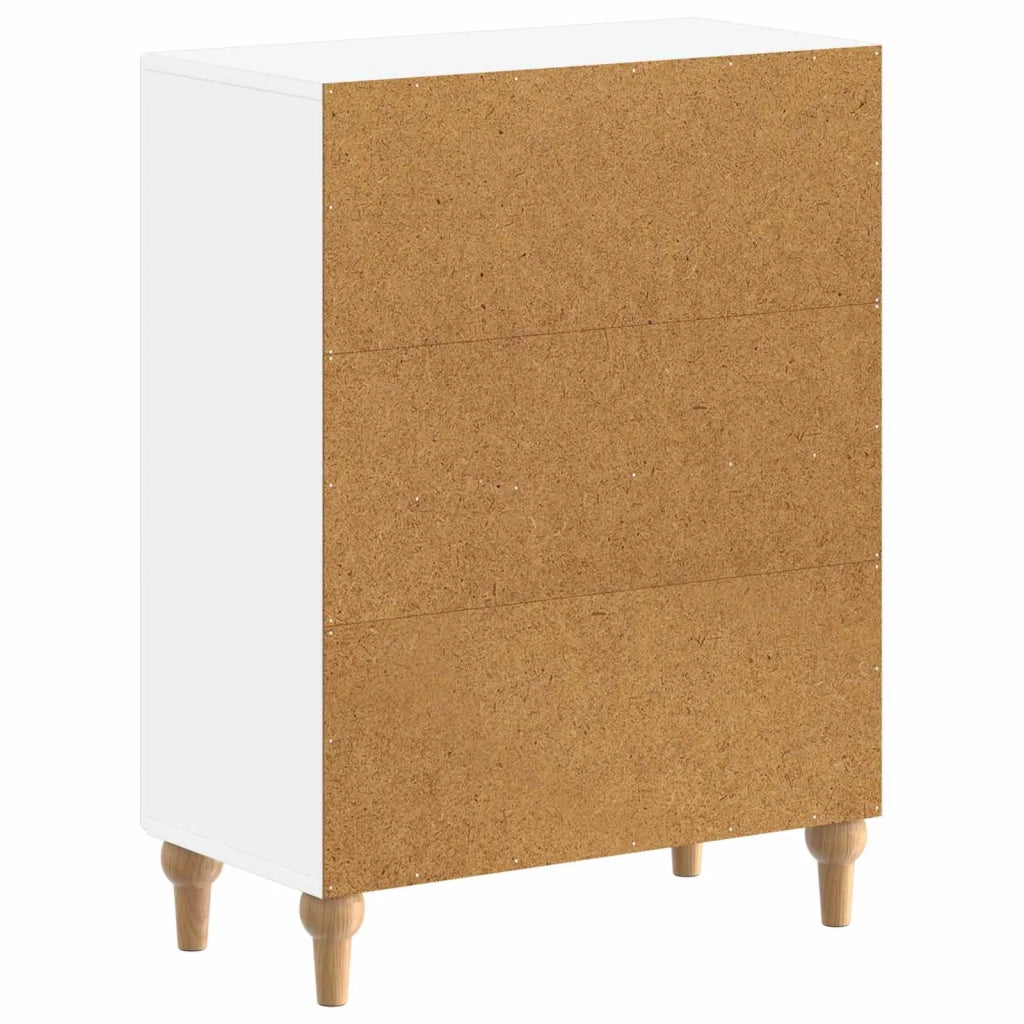 Mobiletto da Bagno ALKMAAR Bianco 59,5 x 31 x 80 cm 896175