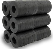 100 pezzi di magneti a cerchio Ø 175 mm x 75 mm x 3 mm magneti a ferro con disco magnetico a foro resistente all'usura per industria artigianale.