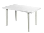 TAVOLO DA GIARDINO VELO BIANCO CM.125X76X72H.  cm.126x76x72h.  peso kg.8,8