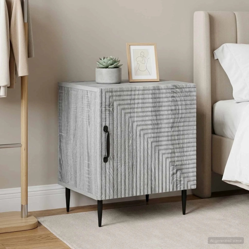 Armadio da Notte 2 pcs Grigio Sonoma 43 x 34,5 x 50 cm 894808