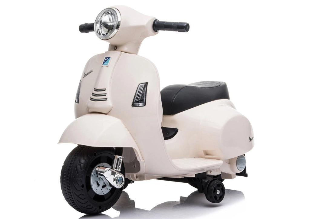 Scooter Elettrico per Bambini Licenza Ufficiale Piaggio Vespa Small 7,2V 2,5Ah Bianco