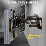 Supporti per TV piani e curvi, supporto per TV da parete - gancio per TV da 37 a 75 pollici