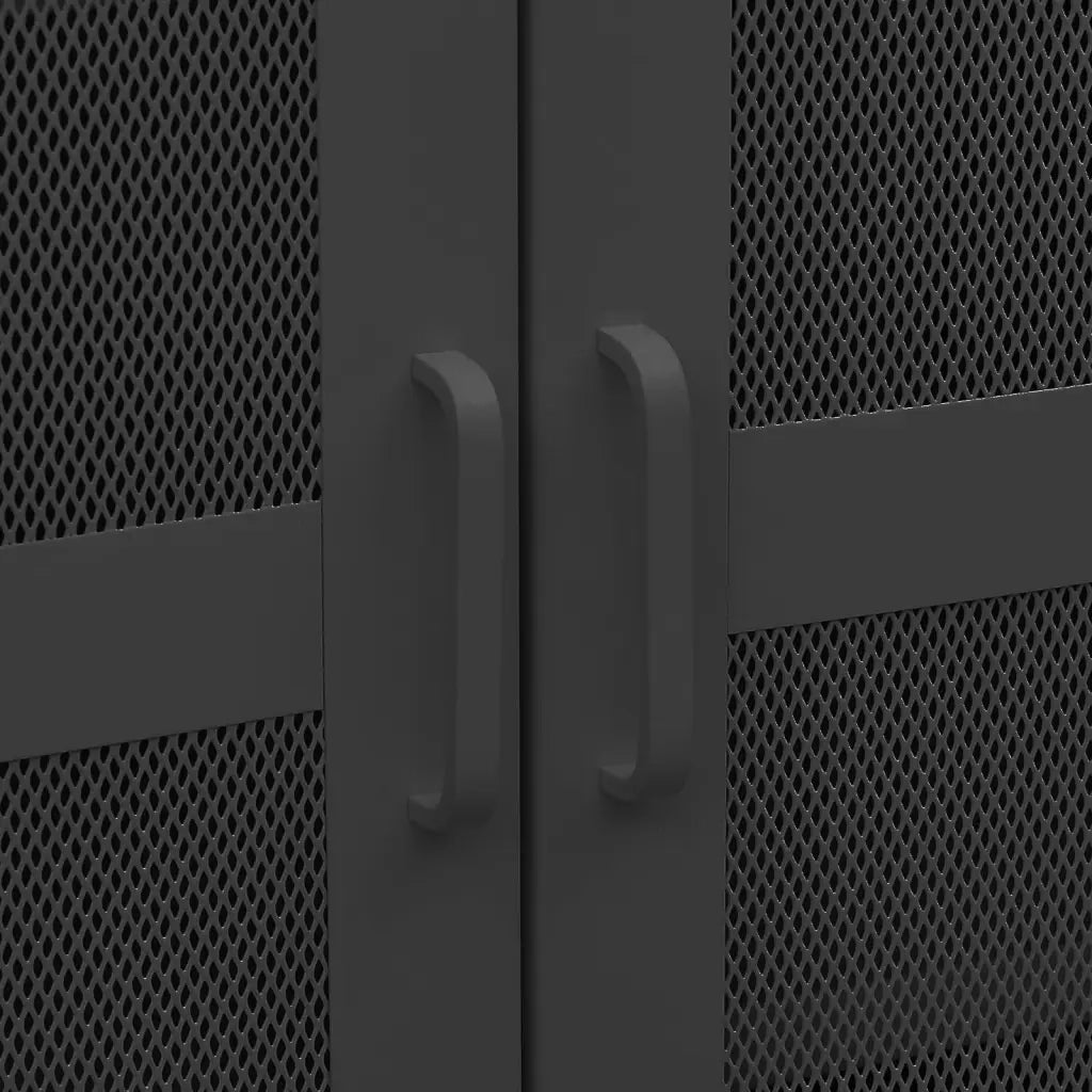 Armadio Classificatore Industriale Nero 70x40x115 cm in Metallo cod mxl 53459