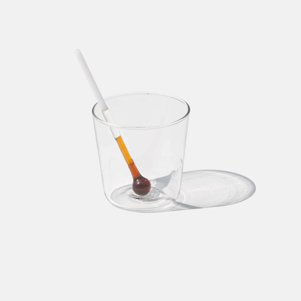 Spritzometro Tumbler Misurino - Set 2 Bicchieri + Dosatore per Spritz, Vetro Decorato, Made in Italy - Zafferano Italia