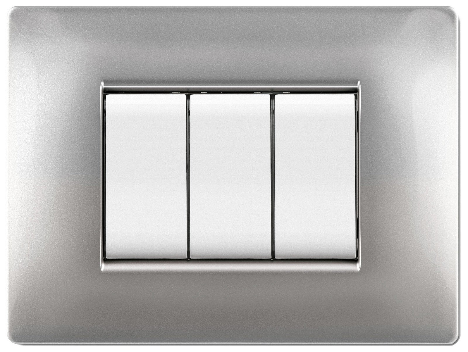 placca life q modello living alluminio 4 posti cod:ferx.97453