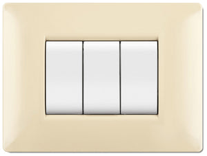 placca life q modello living avorio 4 posti cod:ferx.97456