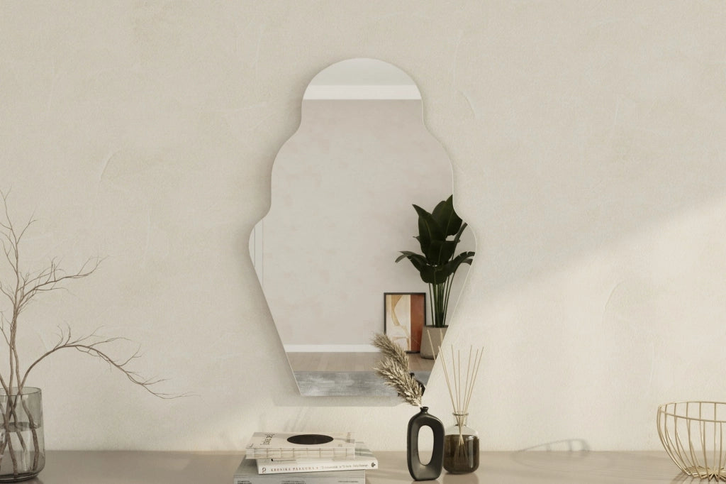 Grimaldi, Specchio Forma Rettangolare, 50x70h cm Nero