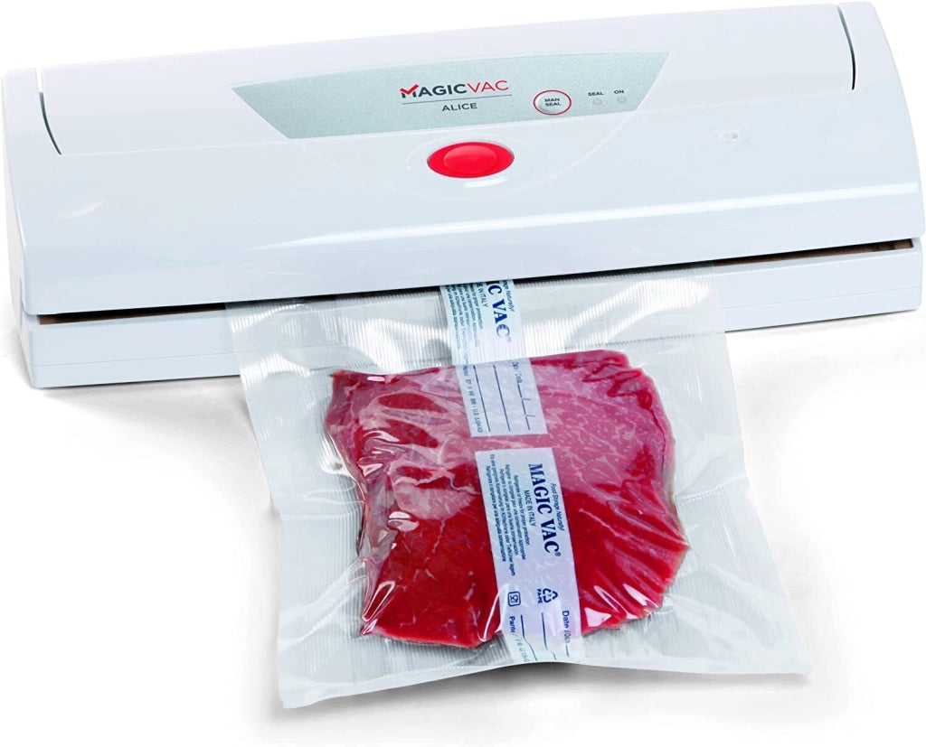Magic Vac V952PK1 Alice Macchina per Sottovuoto 800 mbar 140 W Doppio Filtro colore Bianco