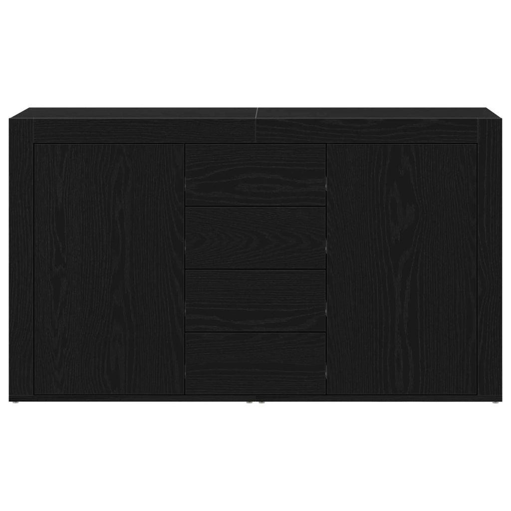 Credenza Rovere Nero 120 x 36 x 69 cm Legno multistrato 3333865